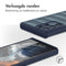 EasyGrip Backcover voor de Samsung Galaxy S22 Ultra - Donkerblauw