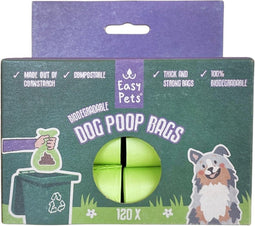 Easypets biologisch afbreekbare poepzakjes 120 st