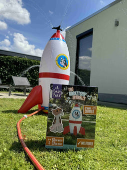 Easypets - Hondenspeelgoed - Zomer raket sprinkler - waterspeelgoed - 94 cm