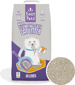 Easypets Micro Classic Clumping Kattenbakvulling - Zonder geur - Klontvormend - 20L
