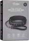 EasyToys - Fetish Halsband met Riem - Duurzaam - Kunstleer - BDSM - Bondage - BDSM Toys - Rollenspel - Verkleedkleding - Rollenspel Erotiek - Puppy Play - Erotisch Spel - Zwart