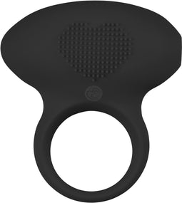 EasyToys - Love Ring - Vibrerende Cockring met Clitoris Stimulator - Siliconen - Cockring - Seksspeeltjes - Penisring - Cockringen - Cockring Vibrerend - Sex Toys voor Mannen - Zwart
