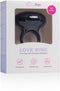 EasyToys - Love Ring - Vibrerende Cockring met Clitoris Stimulator - Siliconen - Cockring - Seksspeeltjes - Penisring - Cockringen - Cockring Vibrerend - Sex Toys voor Mannen - Zwart