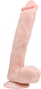 EasyToys - Realistische Dildo met Balzak - Dildo met Zuignap - 26,5 cm - Dildo's - Sex Toys voor Vrouwen en Mannen - Dildo Mannen Anaal - Beige