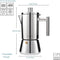 Easyworkz Diego Stovetop Espresso Maker - 12 Kopjes - RVS met Inductiebasis
