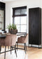 WOOOD Silas Hoge Kast - Essen - Blacknight - 210x60x36