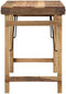 vidaXL - Eettafel - 110x55x76 - cm - Van - Gerecycled - Massief - Hout