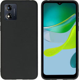 iMoshion Hoesje Geschikt voor Motorola Moto E13 Hoesje Siliconen - iMoshion Color Backcover - Zwart