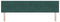 vidaXL - Hoofdbord - met - knopen - in - donkergroen - 200 - cm - van - fluweel
