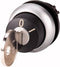 Eaton 111789 M22-WRS-MS8 Sleutelknop Kunststof frontring Sleutel Zwart 1 stuk(s)