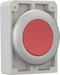 Eaton 182944 M30C-FDR-R Drukschakelaar Plat, Rond, Verchroomd Rood 1 stuk(s)