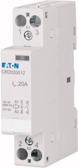 Eaton CR2020012 Installatiezekeringautomaat Nominale spanning: 12 V DC/AC Schakelstroom (max.): 20 A 2x NO 1 stuk(s)