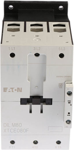 Eaton DILM80(230V50HZ,240V60HZ) Vermogensbeveiliging 3x NO 37 kW 1 stuk(s)
