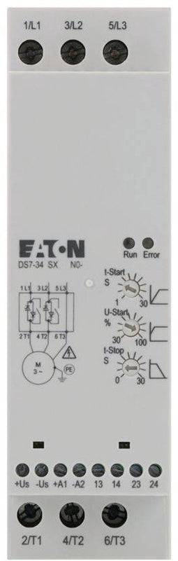 Eaton DS7-340SX024N0-N 134913 Softstarter Motorvermogen bij 400 V 11 kW Motorvermogen bij 230 V 5.5 kW 24 V/DC Nominale