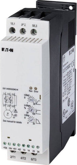 Eaton DS7-340SX032N0-N 134914 Softstarter Motorvermogen bij 400 V 15 kW Motorvermogen bij 230 V 7.5 kW 24 V/DC Nominale