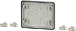 Eaton FL2-2 flensplaat met uitsparingen 10x M16 - 3x M20 - afmeting 116x187,5x23mm - 017898 - E3MGK