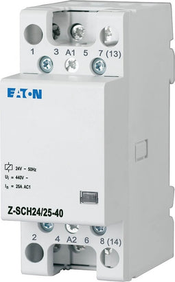 Eaton Installatiemagneetschakelaar 24VAC 50Hz 25A 4NO 2HP Z-SCH24/25-40 - 248851 - E3HQB