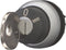 Eaton M22-WRS3-MS2 Sleutelknop Kunststof frontring Sleutel Zwart 1 stuk(s)