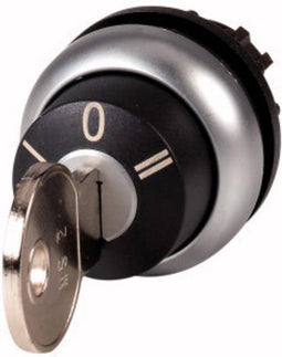 Eaton M22-WRS3-MS3 Sleutelknop Kunststof frontring Sleutel Zwart 1 stuk(s)