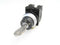 Eaton M22-WRS3-MS3 Sleutelknop Kunststof frontring Sleutel Zwart 1 stuk(s)
