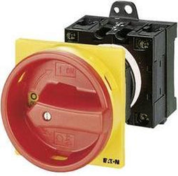 Eaton T0-2-1/V/SVB Nokkenschakelaar Uitschakelbaar 20 A 1 x 90 ° Rood, Geel 1 stuk(s)
