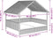 vidaXL - Hondenhok - met - kussen - poly - rattan