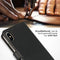 Selencia iPhone Xs - Echt Lederen Bookcase - 3 Pashouders - Zwart