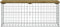 vidaXL - Tuinbank - schanskorfontwerp - 103x31,5x42 - cm - geïmpregneerd - hout