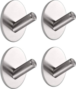 EAVY Handdoekhaakjes Zelfklevend - Set van 4 Handdoek Haakjes - Wandhaak - Handdoekhouder