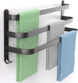 EAVY Handdoekrek Badkamer - 60 cm breed - Handdoekenrek - Handdoekhouder - Handdoekstang - Badkamerrek