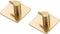 EAVY Zelfklevende Handdoekhaakjes Goud - Set van 2 Handdoekhouders