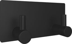 EAVY - Zelfklevende handdoekhaakjes RVS - handdoekhouder - wandhaak - plakhaak - Zwart