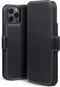 Qubits - slim wallet hoes - Geschikt voor iPhone 12 Mini - Zwart