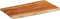 vidaXL - Tafelblad - rechthoekig - natuurlijke - rand - 120x60x3,8 - cm - acaciahout