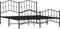 vidaXL - Bedframe - met - hoofd- - en - voeteneinde metaal - zwart - 160x200 - cm