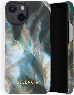 Selencia Hoesje Geschikt voor iPhone 13 Mini Hoesje - Selencia Maya Fashion Backcover - zwart