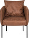 Fauteuil MALMOS Kunstleer Bruin