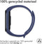 iMoshion Bandje Geschikt voor Xiaomi Mi Band 3 / 4 - iMoshion Siliconen band inkliksysteem ronde sluiting - Blauw
