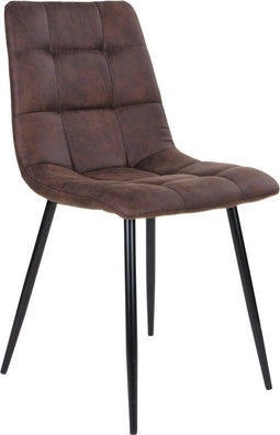 House Nordic Middelfart Eetkamerstoel Lichtbruin - Set van 2
