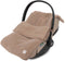 Jollein Voetenzak - Autostoel & Kinderwagen - 3/5 punts gordel - Milky Coffee - 42x82cm