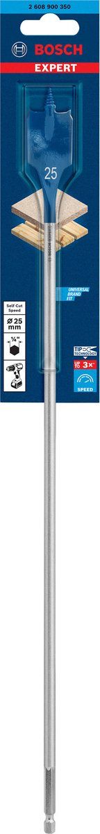 Bosch 2 608 900 350 - Speedboor - Tot 3x sneller dan standaardboor - 25 mm (1/4 inch) schacht