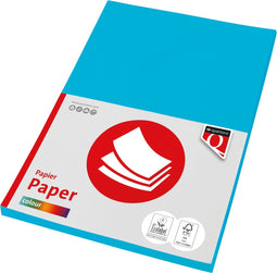 Kopieerpapier quantore col-50 a4 160gr azuurblauw | 10 stuks
