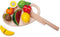 Classic World World World Houten Snijfruit met Snijplank, 17dlg.