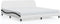 vidaXL - Bedframe - met - hoofdbord - kunstleer - wit - en - zwart - 200x200 - cm