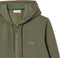 Lacoste Fleece Hoodie - Rits - Geborduurde Krokodil Kangoeroezak Jersey Voering - Croissant Katoenmix - Maat L