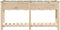 vidaXL - Tuinplanter - met - Rasters - 161x43x76 - cm - Massief - Grenenhout