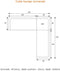 Garden Impressions Cube Loungebank Teak - Black