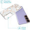 iMoshion Hoesje Geschikt voor Samsung Galaxy S22 Hoesje Siliconen - iMoshion Design hoesje - Wit / White Graphic