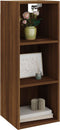 vidaXL Wandkast - 34,5x32,5x90 cm - bewerkt hout - bruin eikenkleur