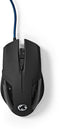 Nedis GMWD110BK - Gamingmuis - 7200 dpi - Draad - 6 knoppen